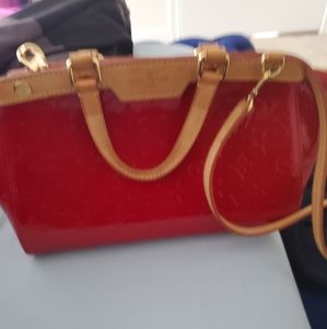 Louis Vuitton Roxbury Monogram Pomme/Red Vernis Cl